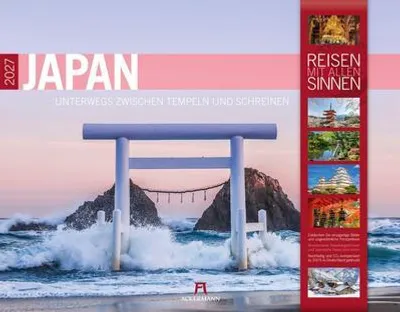 Produktbild von Japan Kalender 2027 | Unterwegs zwischen Tempeln und Schreinen