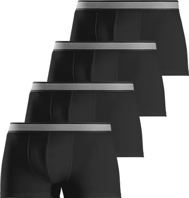 Produktbild von H.I.S. Boxer Boxershorts für Herren 4 -teilig schwarz Größe L