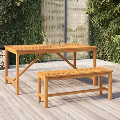 Produktbild von The Living Store Gartenbank 110 cm Massivholz Akazie