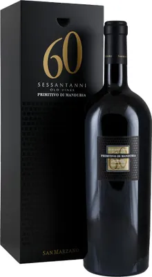 Produktbild von Magnum San Marzano Sessantanni 60 anni Primitivo di Manduria 2020 in 1er OHK | Rotwein | Italien | 1 x 1,5 Liter