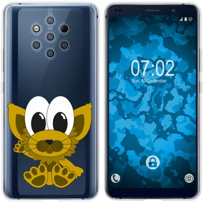 Produktbild von PhoneNatic Case kompatibel mit  Nokia 9 PureView Silikon-Hülle Cutiemals M7