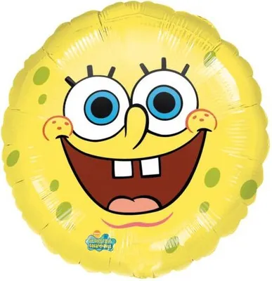 Produktbild von spongebob schwammkopf folienballon ø43cm