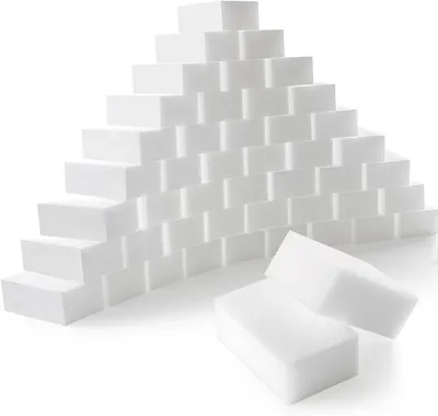 Produktbild von 100er-Pack magische Reinigungsschwämme - multifunktionale Premium-Melamin-Schaumstoff-Reinigungspads - zur Reinigung von Küchen, Möbeln, Badezimmern