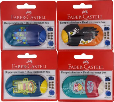 Produktbild von Faber Castell Dual Sharpener Box Doppelspitzdose inkl. Radierer