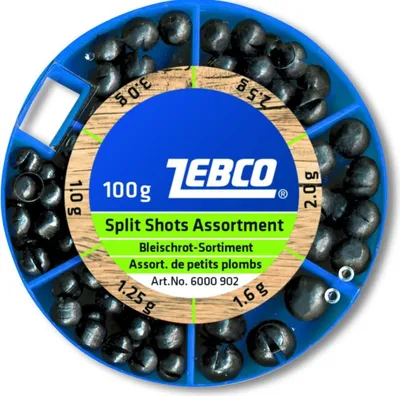 Image de Zebco Assortiment de plombs grossiers 100g
