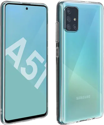 Produktbild von Avizar, 360° Schutz-Set: Hülle und Displayschutzfolie für Samsung Galaxy A51, Transparent