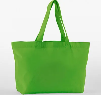 Produktbild von Westford Mill W695 | EarthAware® Organic Twill Shopper Einkaufstasche - Farbe: Apple Green - Größe: 44 x 37 x 16 cm