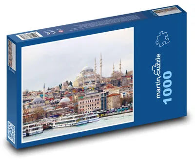 Obrázek produktu pro Puzzle 1000 Panorama Istanbulu s Bosporem - martinpuzzle