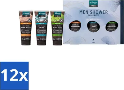 Produktbild von Kneipp - Men Duschfavoriten Geschenkset - Vorteilspack - 12 Stücke