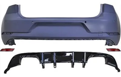 Produktbild von DIEDERICHS 2216456 Stoßstange hinten für VW GOLF VII (5G1, BQ1, BE1, BE2) 2012-2017