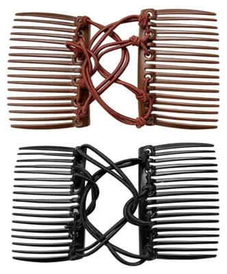 Obrázek produktu pro 2 kusy elastických hřebenů na vlasy pro elegantní účes