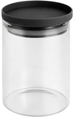 Immagine prodotto di Contenitore ermetico Unyqoos® da 700 ml – Realizzato in vetro borosilicato con guarnizione in silicone, impilabile, contenitore trasparente per la cucina
