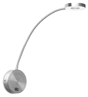Image de Lampe de lecture LEDS C4 Llit - 4,7 W, blanc neutre, 133 lm, argent