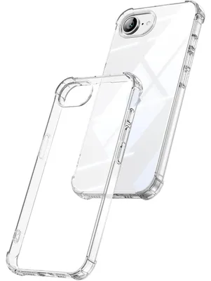 Obrázek produktu pro Pouzdro na mobil Apple iPhone 17e / 16e Shock – silikonové, TPU, tenké, odolné proti nárazům, průhledné