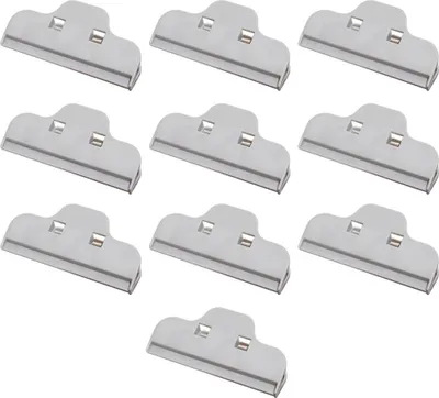 Produktbild von Lebensmittelclips – Große Beutelclips zur Aufbewahrung von Lebensmitteln mit luftdichtem Verschluss für Brottüten, Snacktüten und Gefrierbeutel