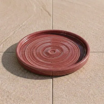 Zdjęcie produktu dla Podstawka pod doniczkę ceramiczna Provencelia Różowy, Ø29 cm x H5 cm, mrozoodporna