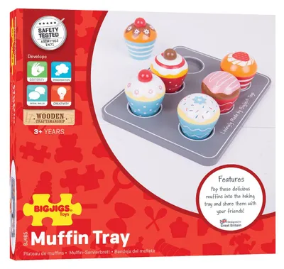 Image de Plateau à muffins Bigjigs
