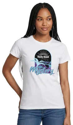 Produktbild von Spreadshirt Die drei Fragezeichen Rocky Beach Mystery Frauen T-Shirt, M, Weiß