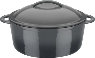 Produktbild von GSW Gusseisen Kochtopf Grey Shadow 24cm / 4 Ltr., Gusseisen, Kochtopf mit Deckel ø ca. 24 x H 10,0cm