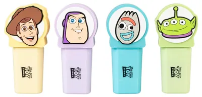 Productafbeelding van Disney Pixar Toy Story set met tekstmarkeerders en vulpen, 4 stuks