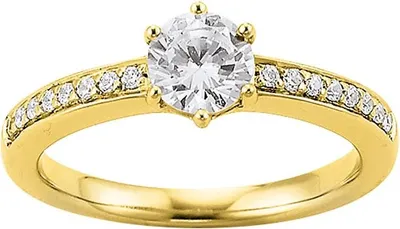 Produktbild von Viventy Ring Damen Zirkonia Sterling-Silber Vergoldet 785831Gr. 54