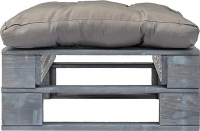 Obrázek produktu pro vidaXL Venkovní osmanské palety s polštáři v šedé barvě Wood Grey