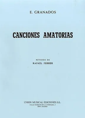 Produktbild von Canciones amatorias forvoice and piano
