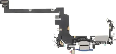 Produktbild von Clappio, USB-C Ladeanschluss mit integriertem Mikrofon für iPhone 17 Pro, Blau