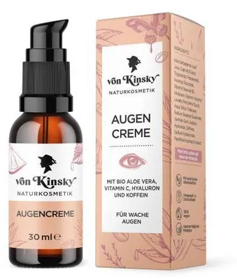 Produktbild von Von Kinsky Bio Augencreme Aloe Vera+Vitamin C 30 ml