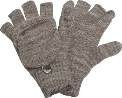 Produktbild von Halbfinger Handschuh mit Klappe melange Farben