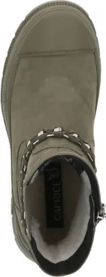 Produktbild von Caprice Damen Stiefelette Leder Chelsea Boot Zehenkappe Stretch 9-26414-41, Größe:39 EU, Farbe:Grün