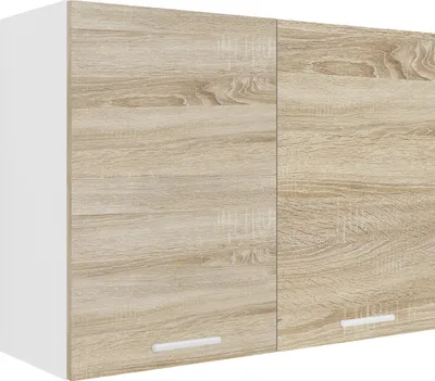 Produktbild von VCM Küchenschrank hängend | Maße ca. H. 60 x B. 80 x T. 31 cm | Hängeschrank mit zwei Fächern | Küchenmöbel – Esilo