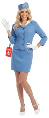 Produktbild von Fun Shack Kostüm Stewardess für Damen, Flugbegleiterin, Perfekt für Karneval und Halloween, S