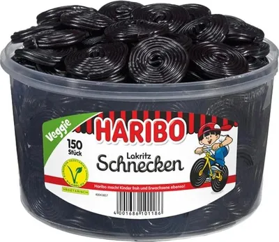 Produktbild von Haribo Lakrıtz Schnecken 6x1,5kg