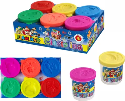 Immagine prodotto di Ciastolina 6x50g Fenicottero 2632
