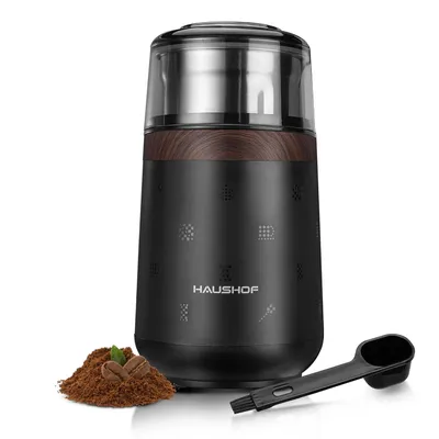 Produktbild von Kaffeemühle Elektrisch 75g, Kaffeebohnenmühle 150W für Bohnen und Gewürze, multifunktionale Gewürzmühle für Kaffeebohne, Nüsse, Kräuter