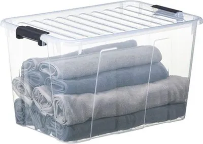 Obrázek produktu pro plast team 22520800 plast team úložný box HOME BOX, 52 litrů, transparentní
