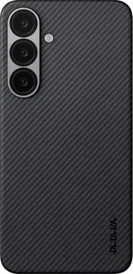 Produktbild von Pitaka KS2501, Cover, Samsung, Galaxy S25, 15,8 cm (6.2"), Grau, Schwarz