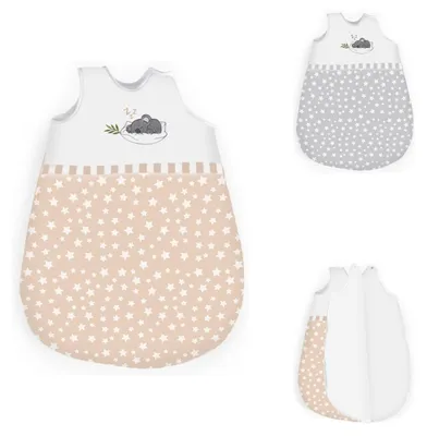 Produktbild von Moni Baby Schlafsack Koala, Länge 60 cm Breite 42 cm 100% Baumwolle, Druckknöpfe beige