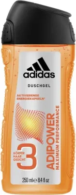 Image de Adidas, Adipower, gel douche, 250ml