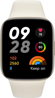 Produktbild von Xiaomi Redmi Watch 3 weiß Bluetooth Smartwatch