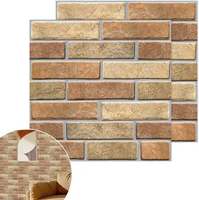 Produktbild von Famanu 3D Wandpaneele Selbstklebend - 30 x 30 cm - 10 Stück