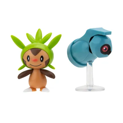 Immagine prodotto di Jazwares Pokémon Battle Chespin e Beldum