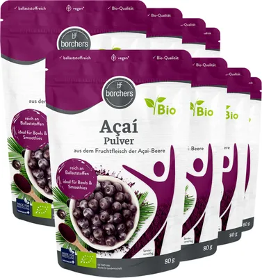 Produktbild von BORCHERS Acai Pulver (8x80g)