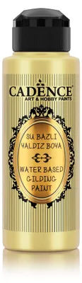 Image de Cadence peinture acrylique métallique 500 ml - peinture verte dorée pour les loisirs créatifs