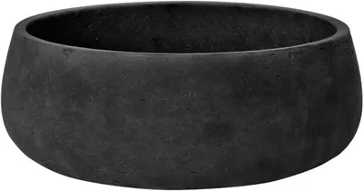 Produktbild von Blumentopf 30 cm, Keramik, schwarz gewaschen, für Wohnzimmer