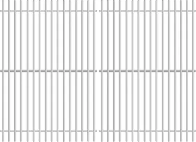 Produktbild von Grillrost 44,5 x 30 cm, 2er-Set, Edelstahl, für Gasgrill, für Garten