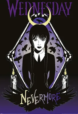 Produktbild von Empireposter Wednesday Addams Poster lizenziert mit Echtheitssiegel 61x91,5 cm
