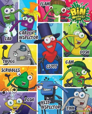 Produktbild von Bin Weevils - Mini-Poster - Grid