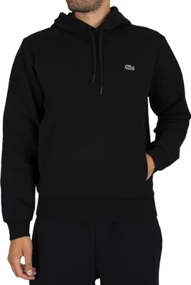 Produktbild von Lacoste Logo Pullover Hoodie, Schwarz M